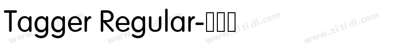 Tagger Regular字体转换 Tagger Regular字体转换